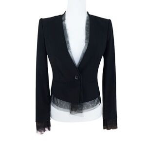 BCBG Blazer w/ Mesh Detailing